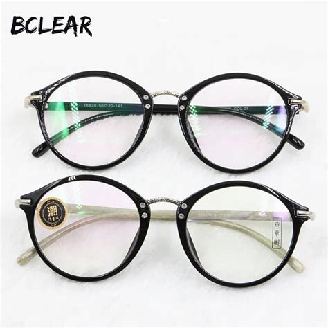 Bclear Korea Design Women Optical Frame Most Popular Retro Round Tr90 Black Eyeglasses Spectacle
