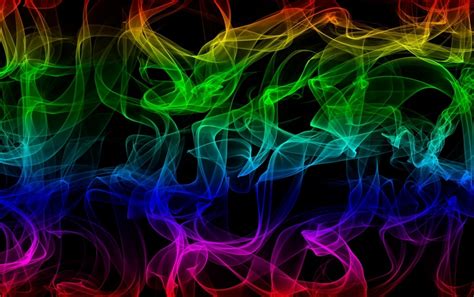 Rainbow Smoke Hd Desktop Wallpaper 61777 Baltana