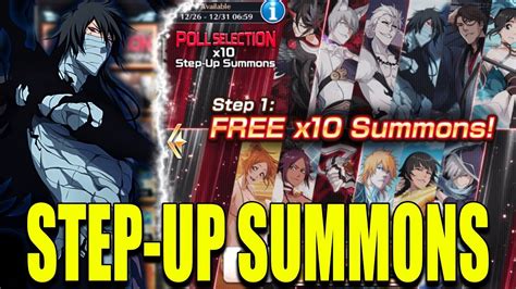 Step Up Summons Poll Selection Bleach Brave Souls Youtube