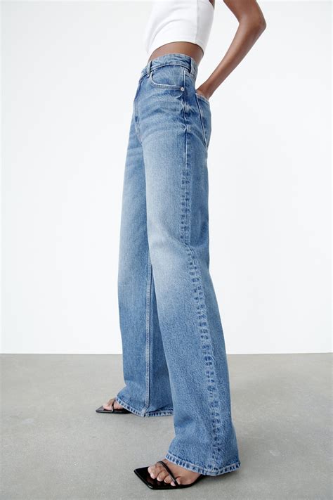 Zara Wide Leg Jeans 176421283 407