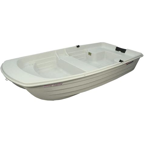 The upper deck, however, is open, offering a full panorama of water and sky. Sun Dolphin 9.4 ft. Water Tender Boat-WT94CW - The Home Depot