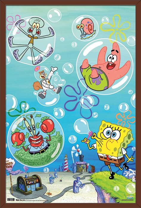 Nickelodeon Spongebob Bubbles Poster