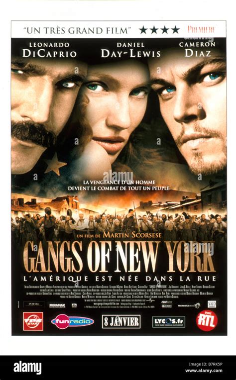 Gangs Of New York Year 2002 Usa Leonardo Dicaprio Cameron Diaz