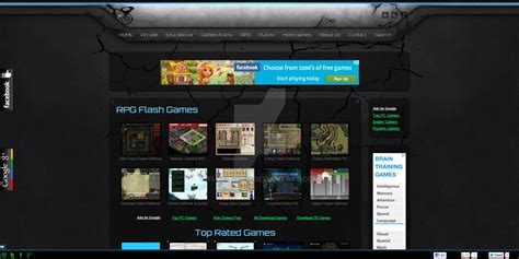 Html5 Flash Games Website By Flashshed On Deviantart
