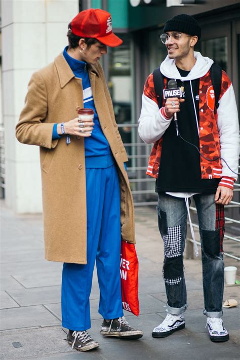 Street Style Shots London Fashion Week Mens Day 1 Street Look Men