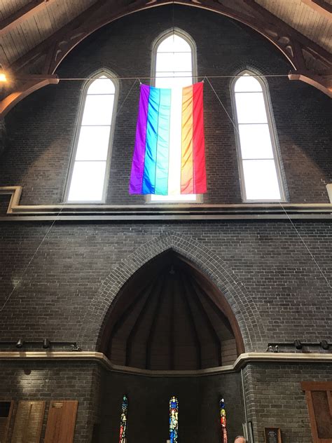 Our Pride Flag Is Up Faith In Action St John The Divine Anglican
