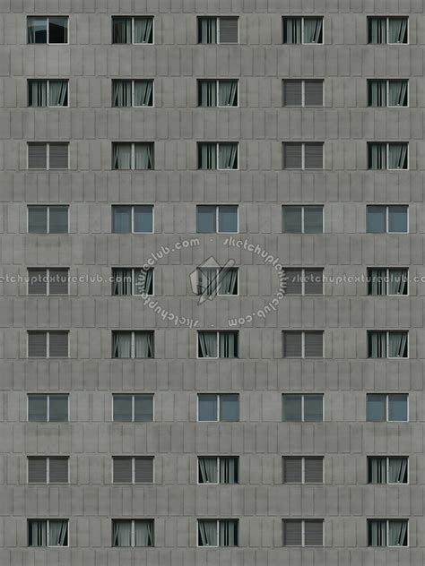 Texture Residential Building Seamless 00799