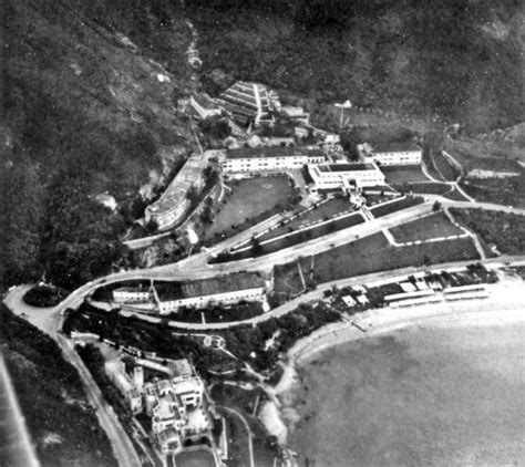 Repulse Bay Hotel Plus Eucliffe Mansion Aerial 1935 Repulse Bay Hong