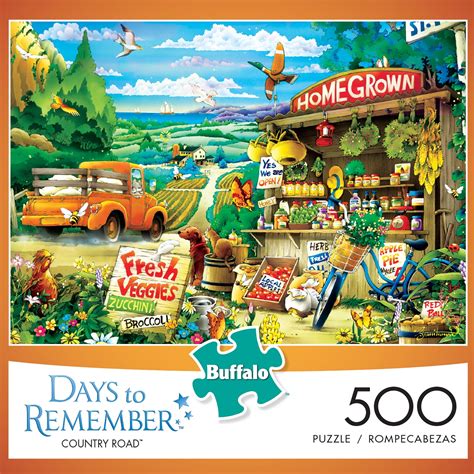 Buy Buffalo Games Days To Remember Country Road 500 Piece Jigsaw