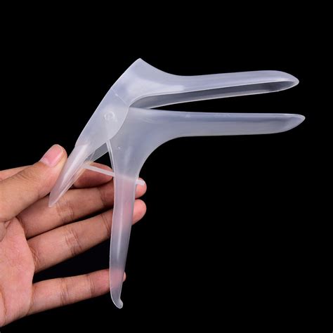 2pcsset White Plastic Expansion Vaginal Colposcopy Vaginal Dilator