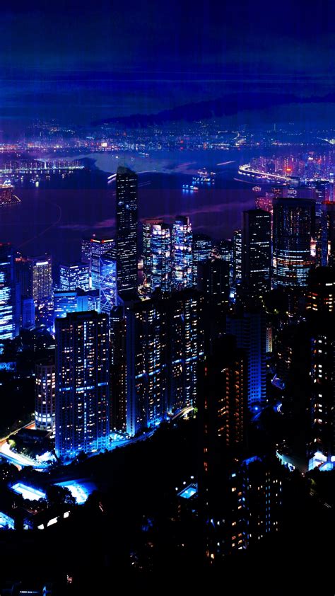 Night Wallpaper Night City Sky Skyscrapers 79288 1080x1920