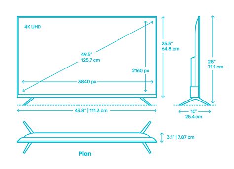 What Are The Dimensions Of A 50 Inch Television Good Life Techs