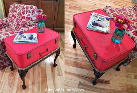 21 Diy Things To Make With Old Suitcases Home Design Lover Old Luggage Pink Luggage Vintage