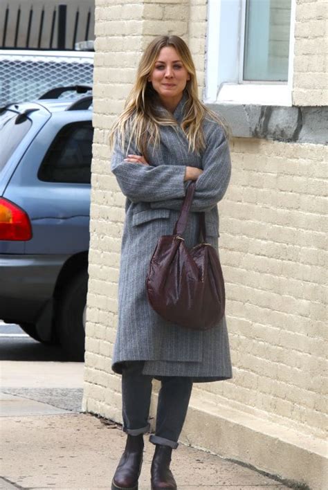 KALEY CUOCO On The Set Of The Flight Attendant In Long Island City 09