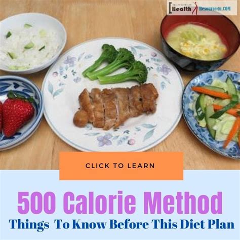 500 Calorie Method Things To Consider Before Following This Diet Plan