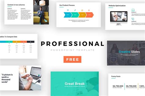 Powerpoint Template Free Professional Powerpoint Art