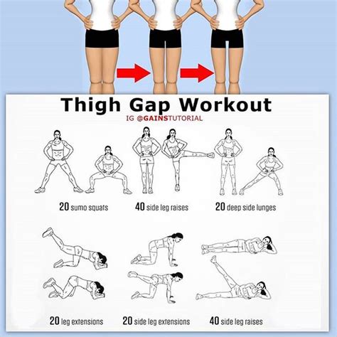 Thigh Gap Workout Free Lower Body Workout By Sule N Skimble