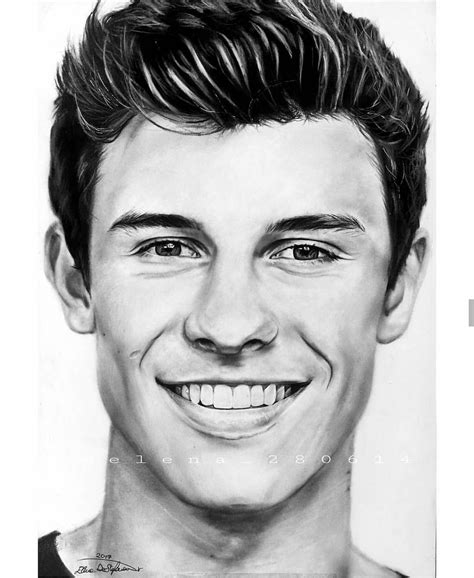 Shawn Mendes Pencil Drawing Celebrity Drawings Cool Drawings Shawn