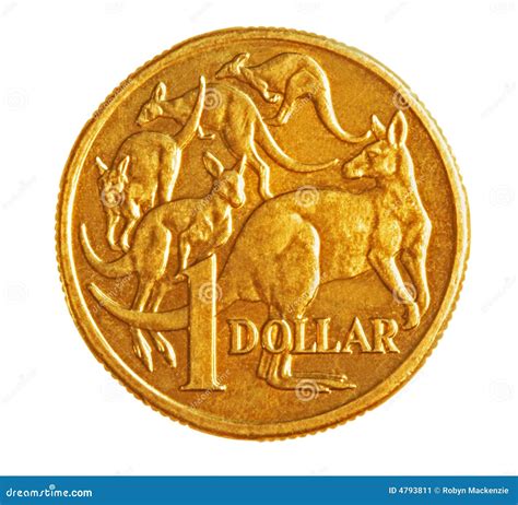 Moneda Del Australiano 1 Imagen De Archivo Imagen De Dólar 4793811