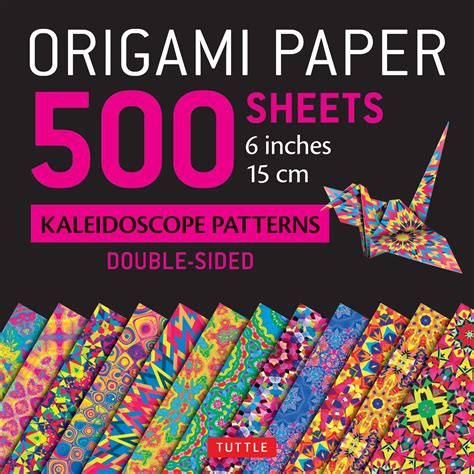 Origami Paper 500 Sheets Kaleidoscope Patterns 6 15 Cm Tuttle