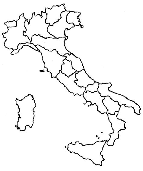 Prevalentemente a livello di area geografica (nord ovest, nord est, centro, sud. GEO Classi prime - La carta muta dell'Italia | Muta ...