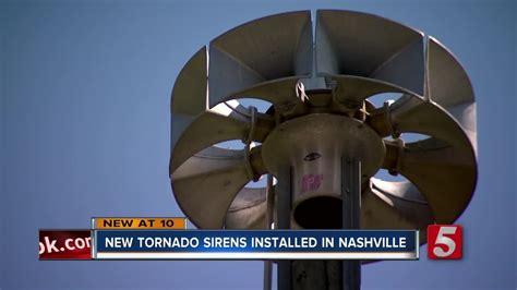 New Tornado Sirens Activation System Installed In Nashville Youtube