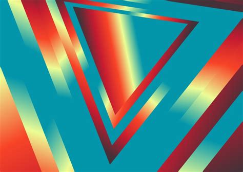 Free Abstract Geometric Red Yellow And Blue Gradient Background