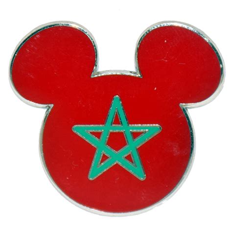 Your Wdw Store Disney Mickey Icon Pin Global Ears Icon Morocco Flag