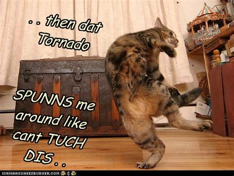 Then Dat Tornado Spunns Me Around Like Cant Tuch Dis Lolcats