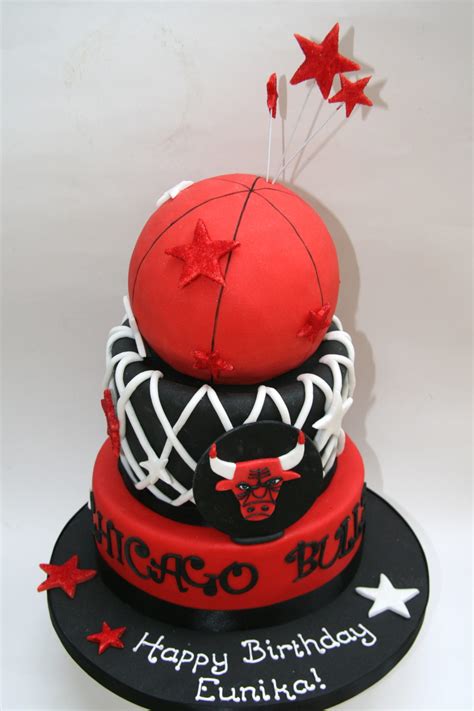 Chicago Bulls Cake Etoile Bakery