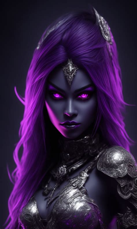 Varnabrokentree Full Body Imagine A Female Drow Rogue With Layered Metallic Silver Hair