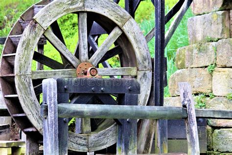 Wooden Water Mill Stock Photo Image Of Energy Primitive 117027348