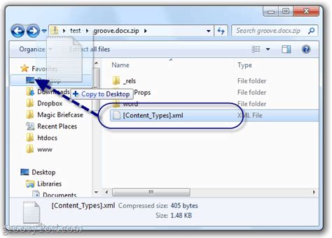 How To Explore The Contents Of A Docx File In Windows 7