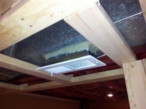 How To Extend Hvac Ceiling Vent Through New Soffit