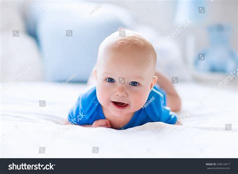 Adorable Baby Boy White Sunny Bedroom Stock Photo 439514917 Shutterstock