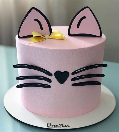 Bolo Com Tema De Gatos