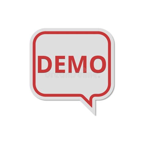 Demo Sign Icon Stock Vector Illustration Of Best Presentation