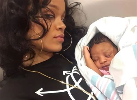 Rihanna Shares First Photos Of Babys Face