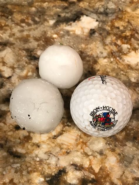 Photos Large Hail Pummels Central Texas Leaves Behind Broken