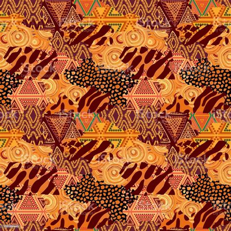 Patchwork African Background Stock Illustration Download Image Now