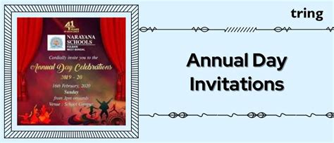 50 Unique Annual Day Invitation Ideas For Your Event