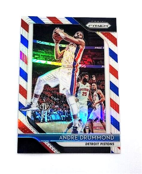 Panini Prizm Red White Blue Prizm Andre Drummond For