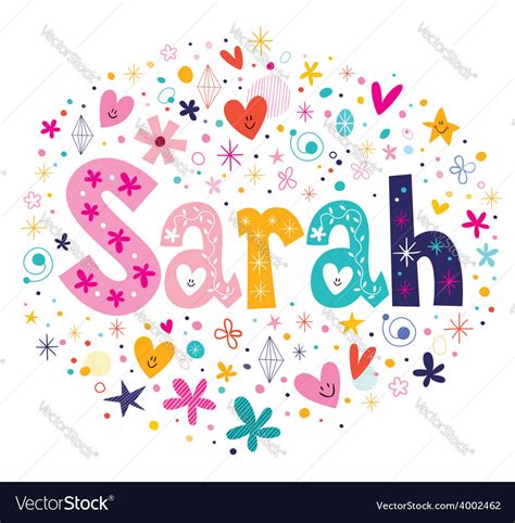 Sarah Name Printables