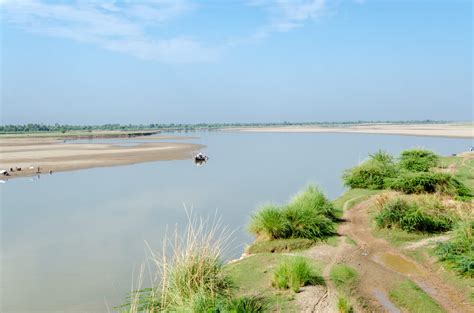 Jhelum River One Of The Main Rivers In Pakistan