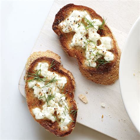 Goat Cheese Toasts Recipe Myrecipes