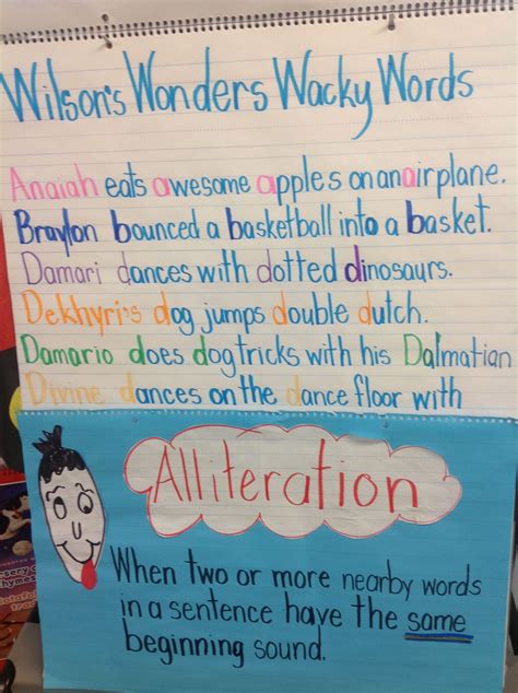 Week 1 Alliterations Fun And Easy Way To Teach Them With Silly