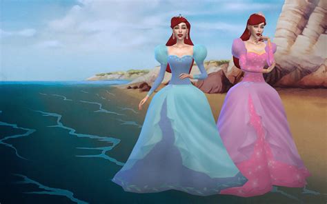 Stardust Sims 4 — Ariel Encyclopedia Dress A New Formal Dress For