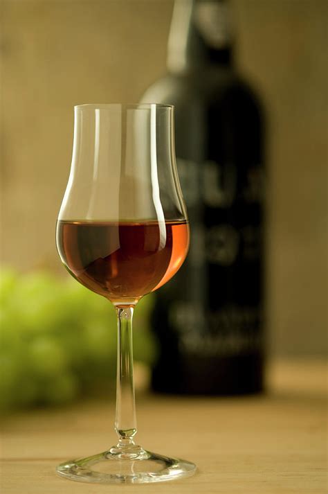 Glass Of Sherry Or Madeira Wine Photograph By Kontrast Fotodesign