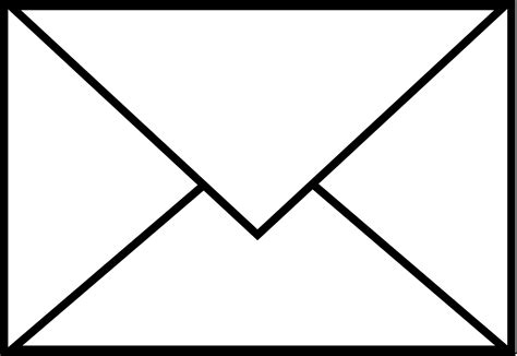 Envelope Outline Png Png Image Collection