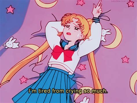 Imagen De Sailor Moon Anime And Sad Screencaps